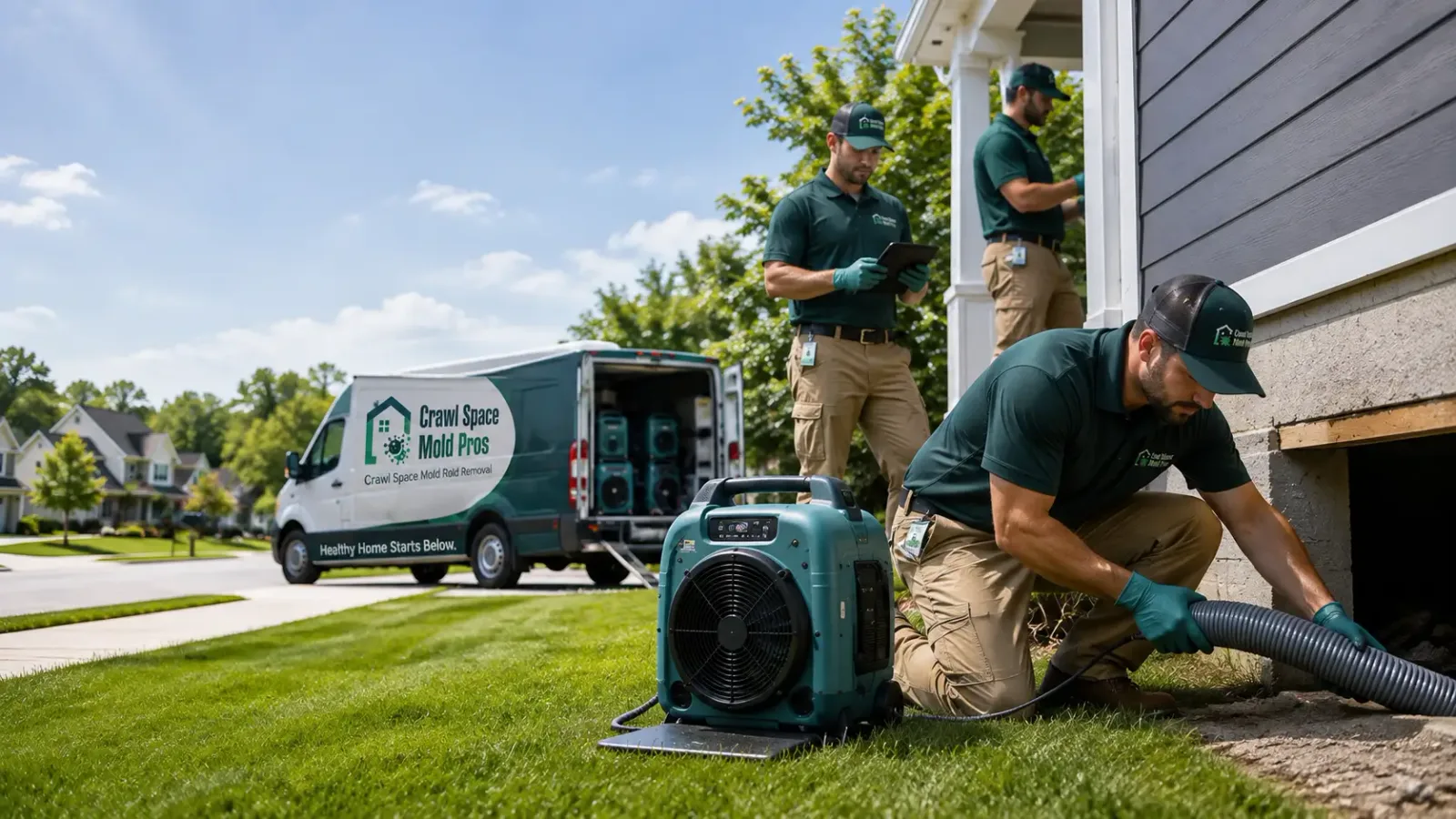 Crawl Space Mold Removal in Troy, OH